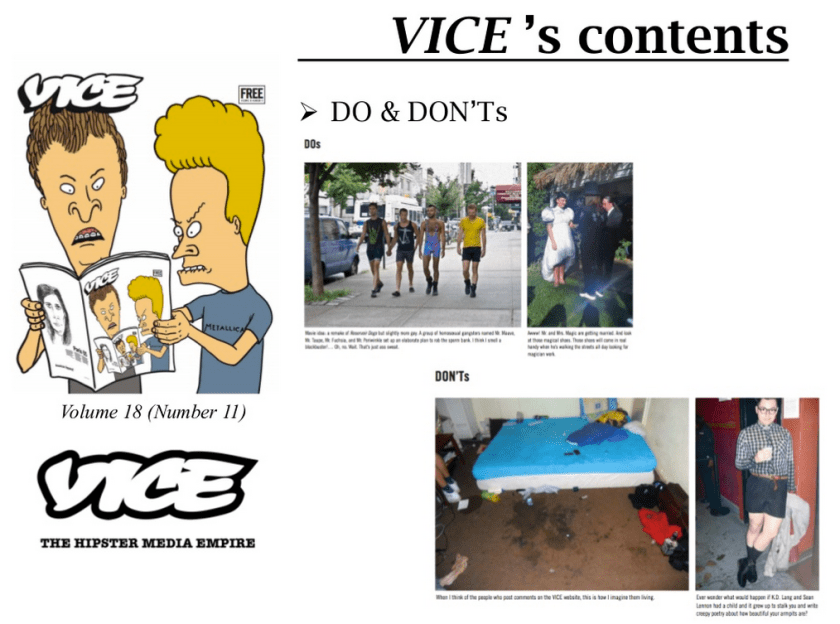 VICE's DOs & DONTs 