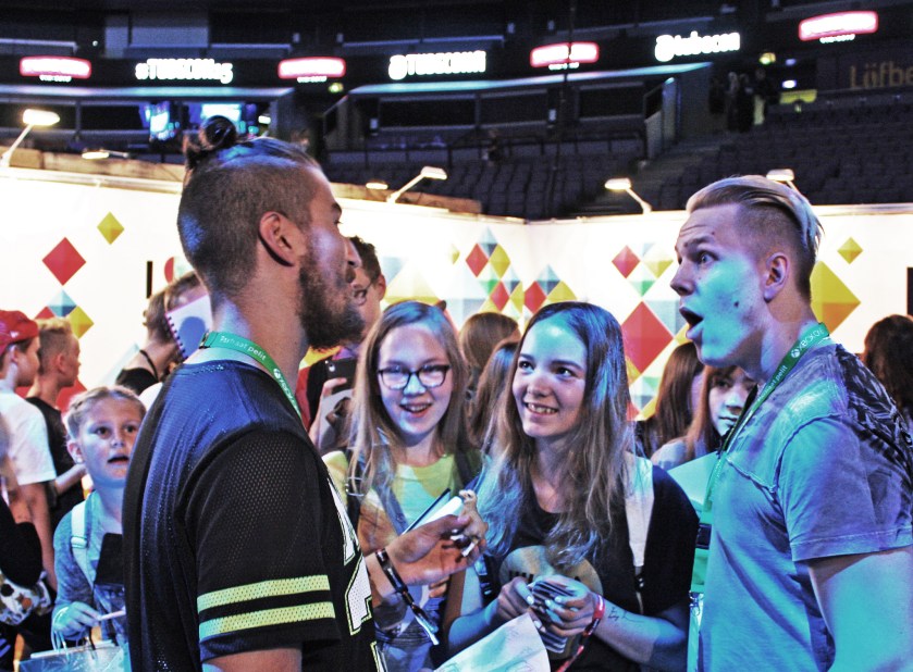 Ville Kankare and Emppu Koivula (Krouppi) at Tubecon 2015